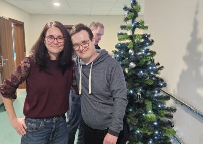 Zdjęcie przed choinką