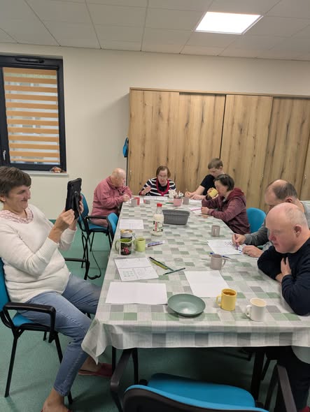 Zajęcia z matematyki w naszym domu! Nasi mieszkańcy mieli okazję…